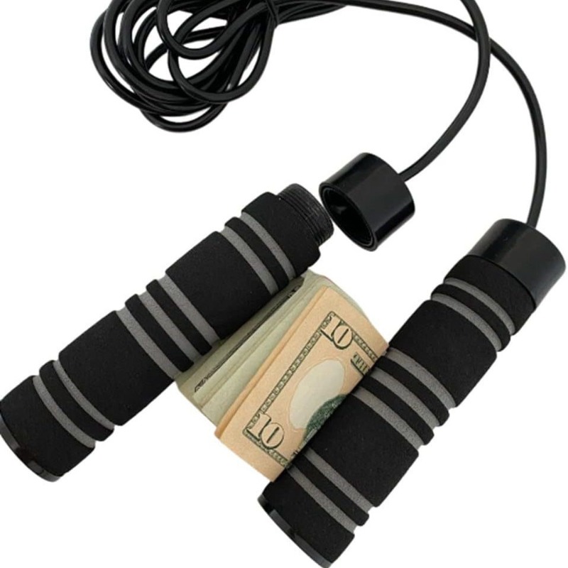 Jump Rope - Black Jump Rope Storage Container with