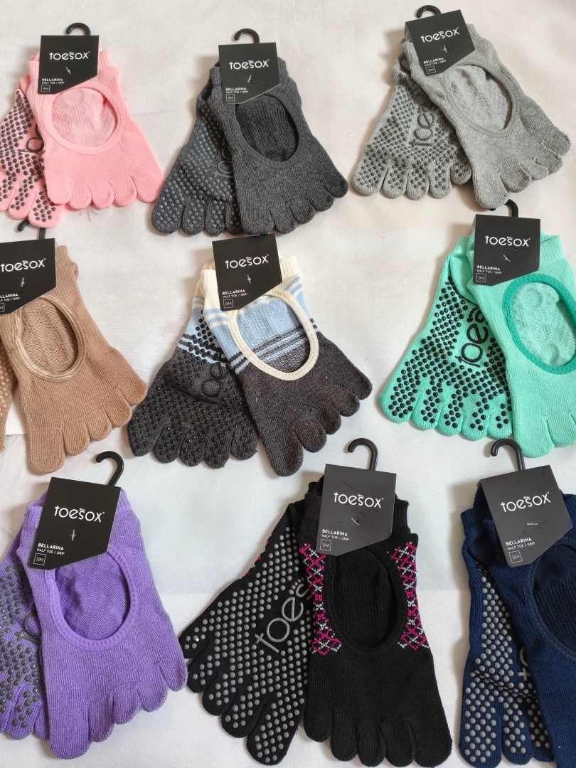Toesox Yoga Five-Toe Socks Men - Yoga Mat 评论和价格