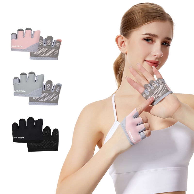 Pair of Fitness Fingerless Glo - Yoga Mat 评论和价格