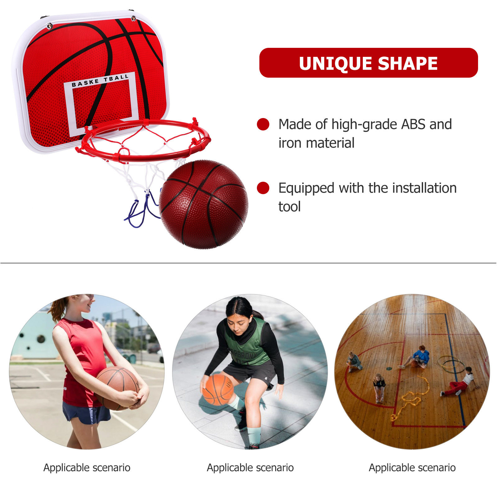 Kids Basketball Rack – Portabl - Basketball Hoop 评论和价格