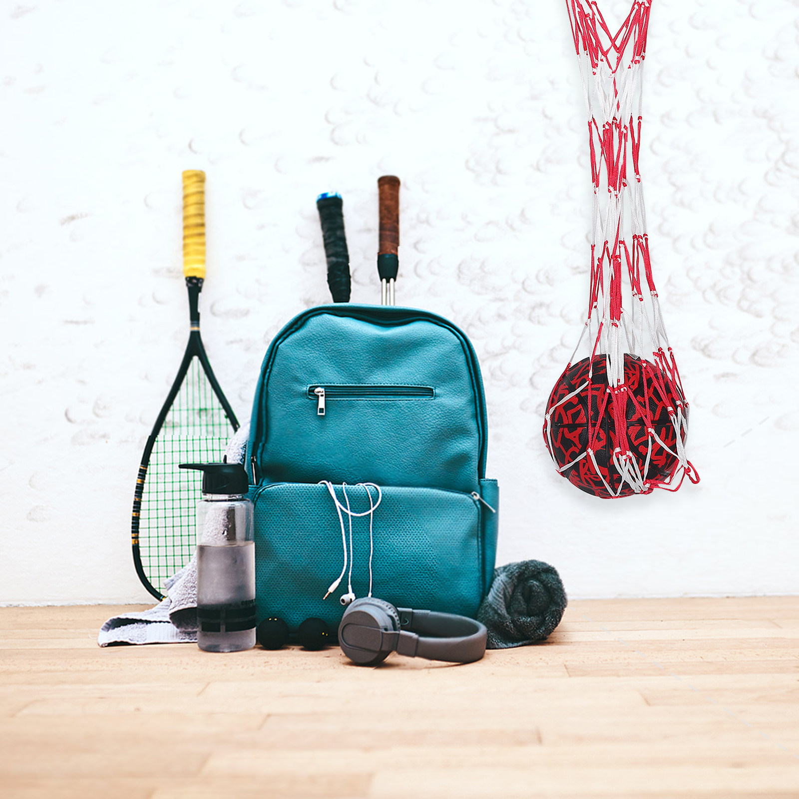 Portable Mesh Balls Bag Large  - Gym Ball 评论和价格