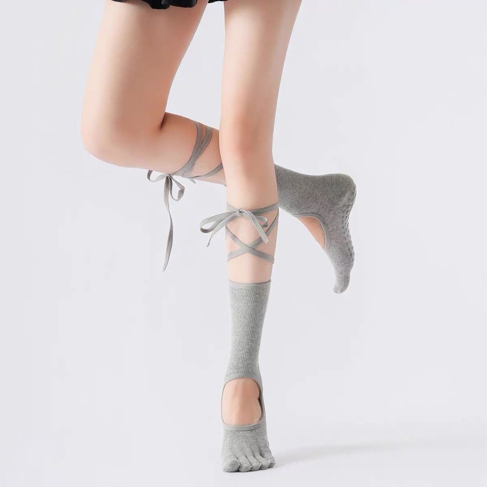 Lace-up Ballet Yoga Socks Wome - Yoga Mat 评论和价格